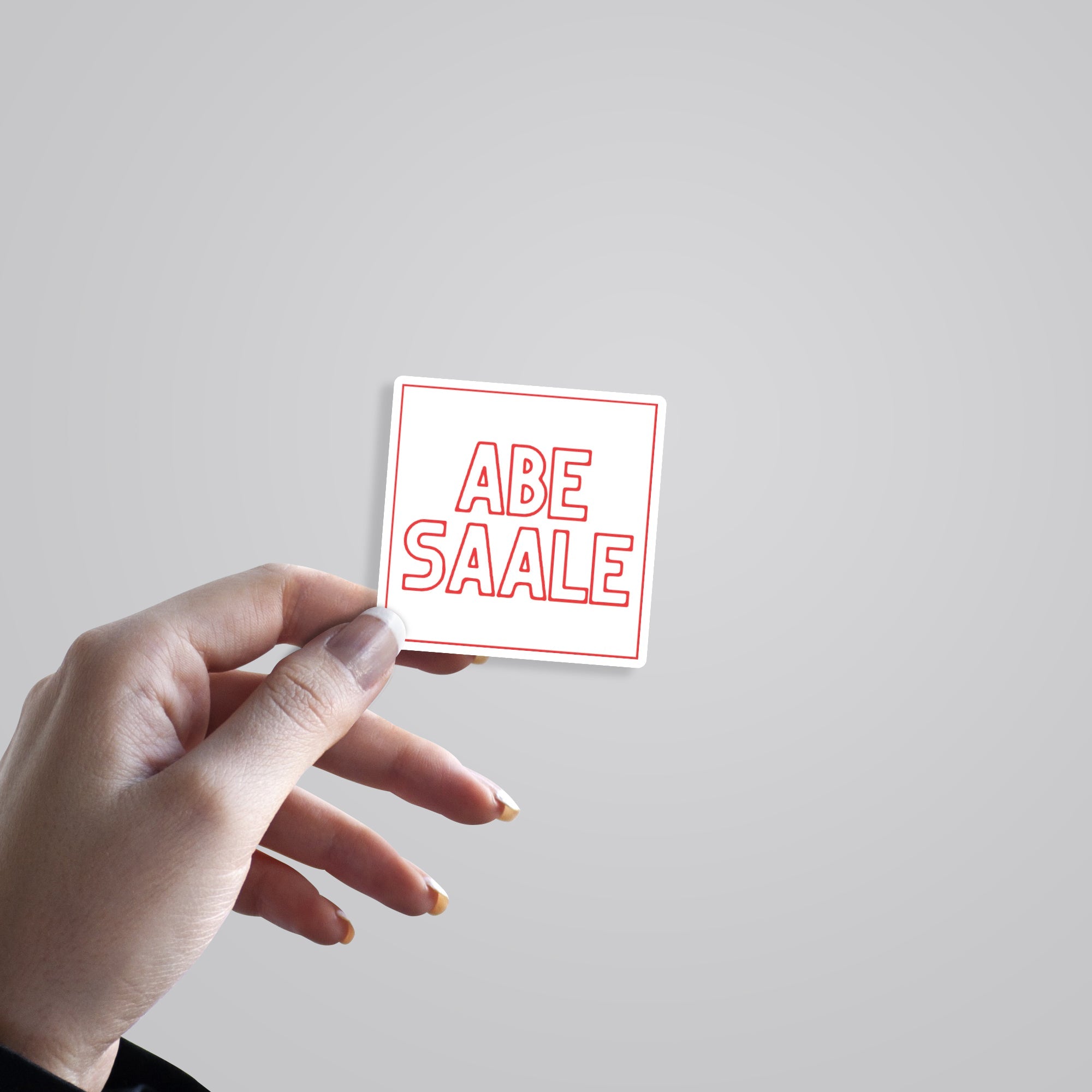 Abe Saale Witty Stickers
