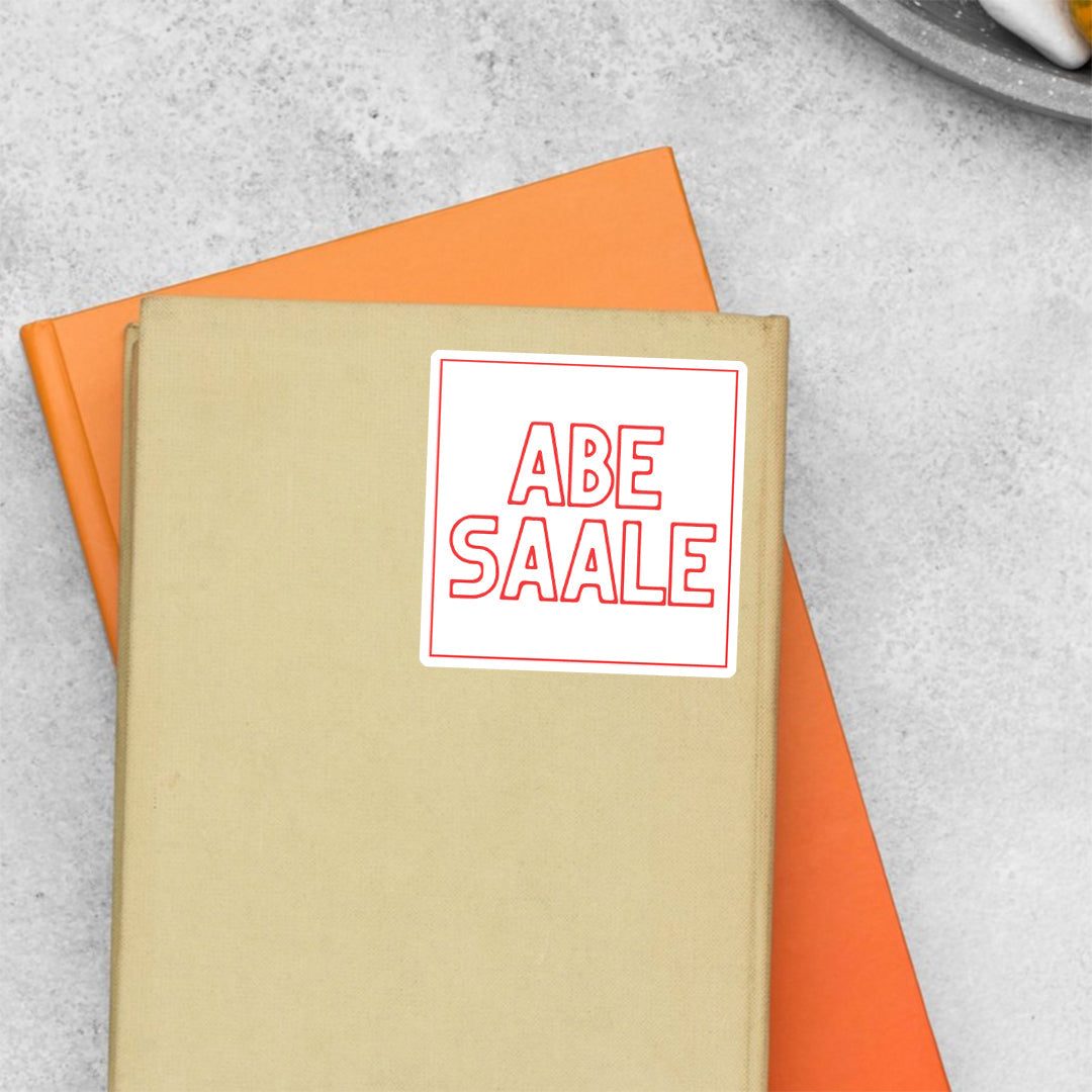 Abe Saale Witty Stickers