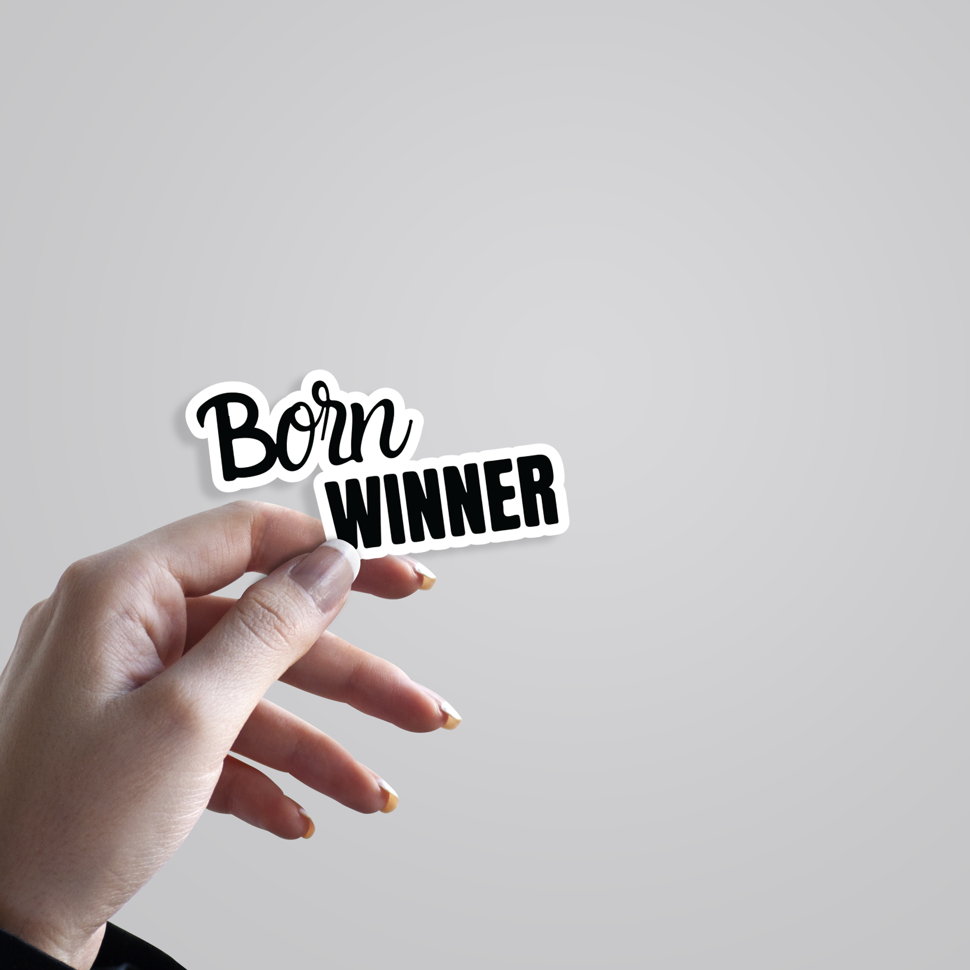 Fomo Store Stickers Witty Born Winner