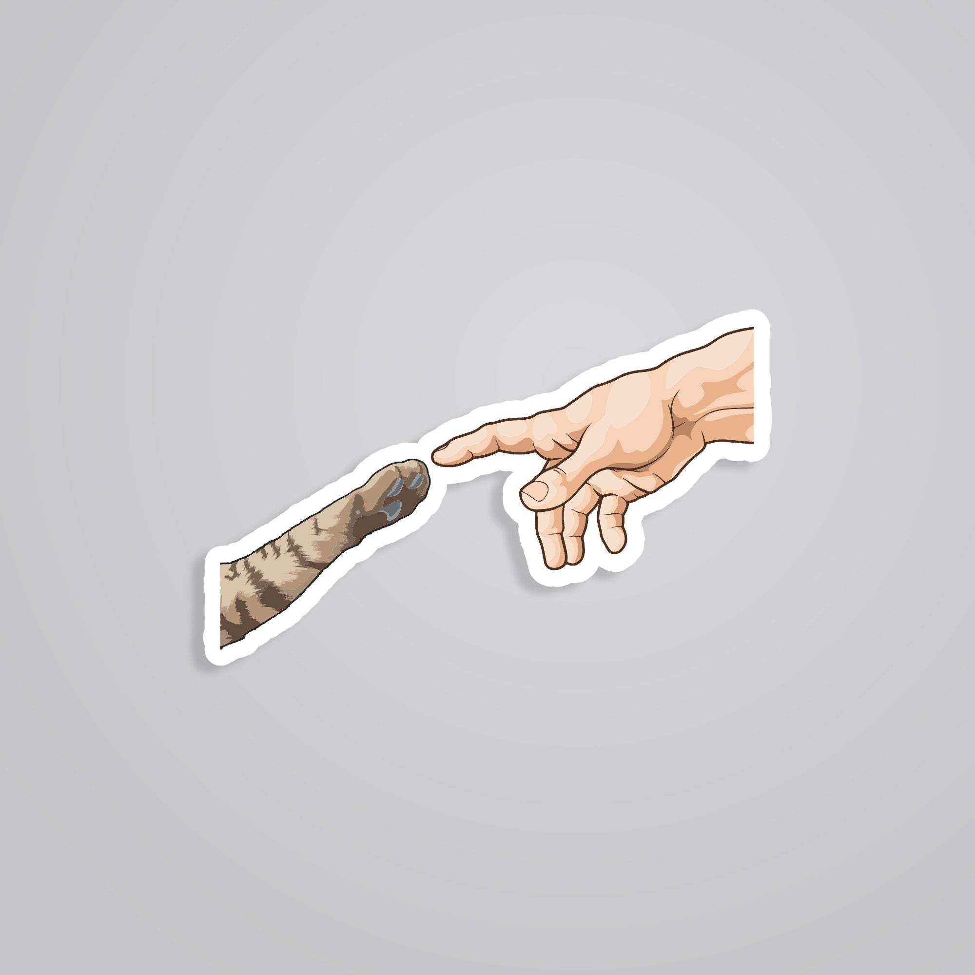 Fomo Store Stickers Witty Cat & Human
