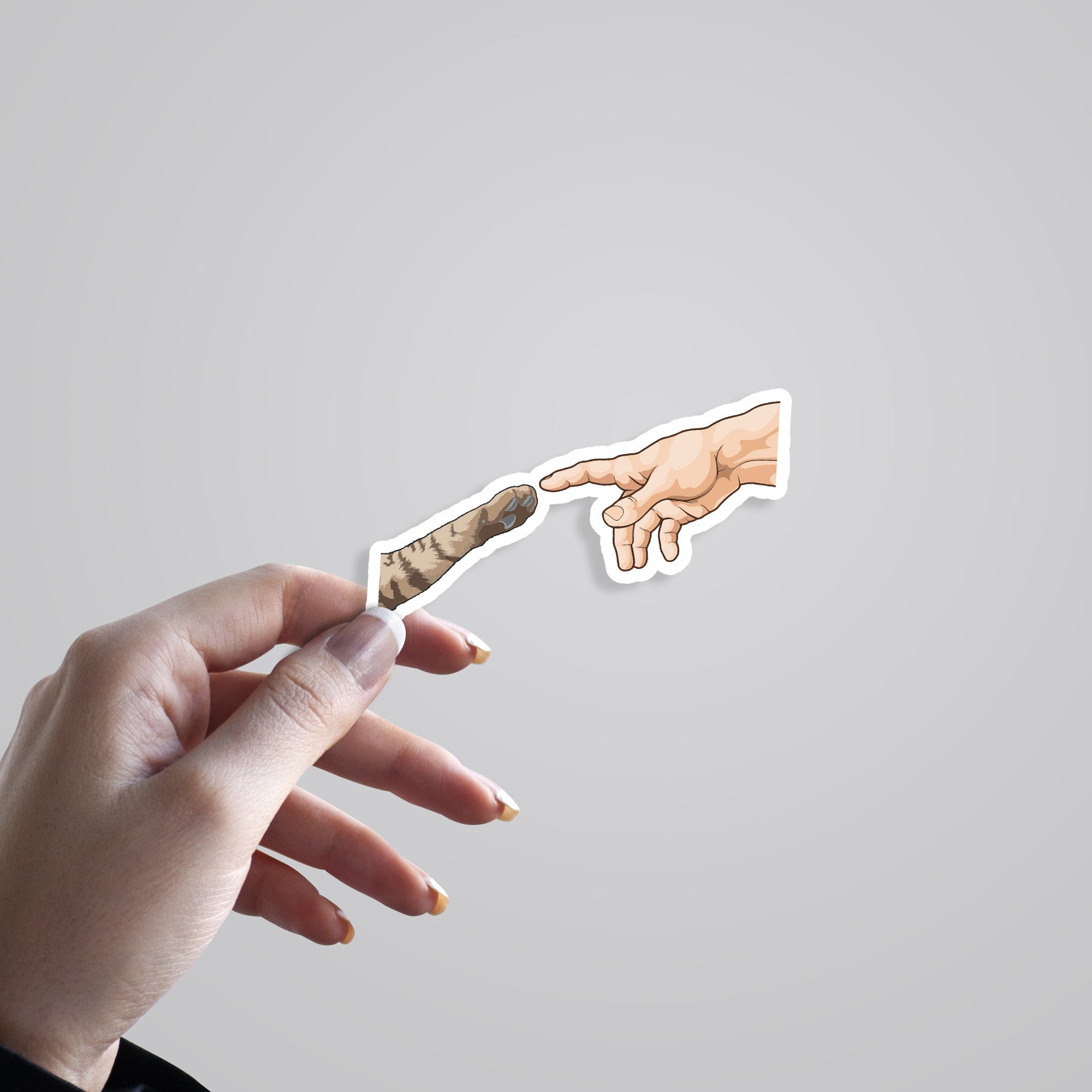 Cat & Human Witty Stickers