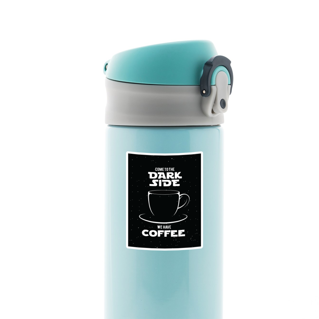 Come to the Dark Side, We have Coffee Witty Stickers