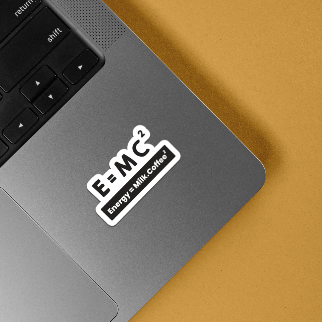 E = MC2 Witty Stickers