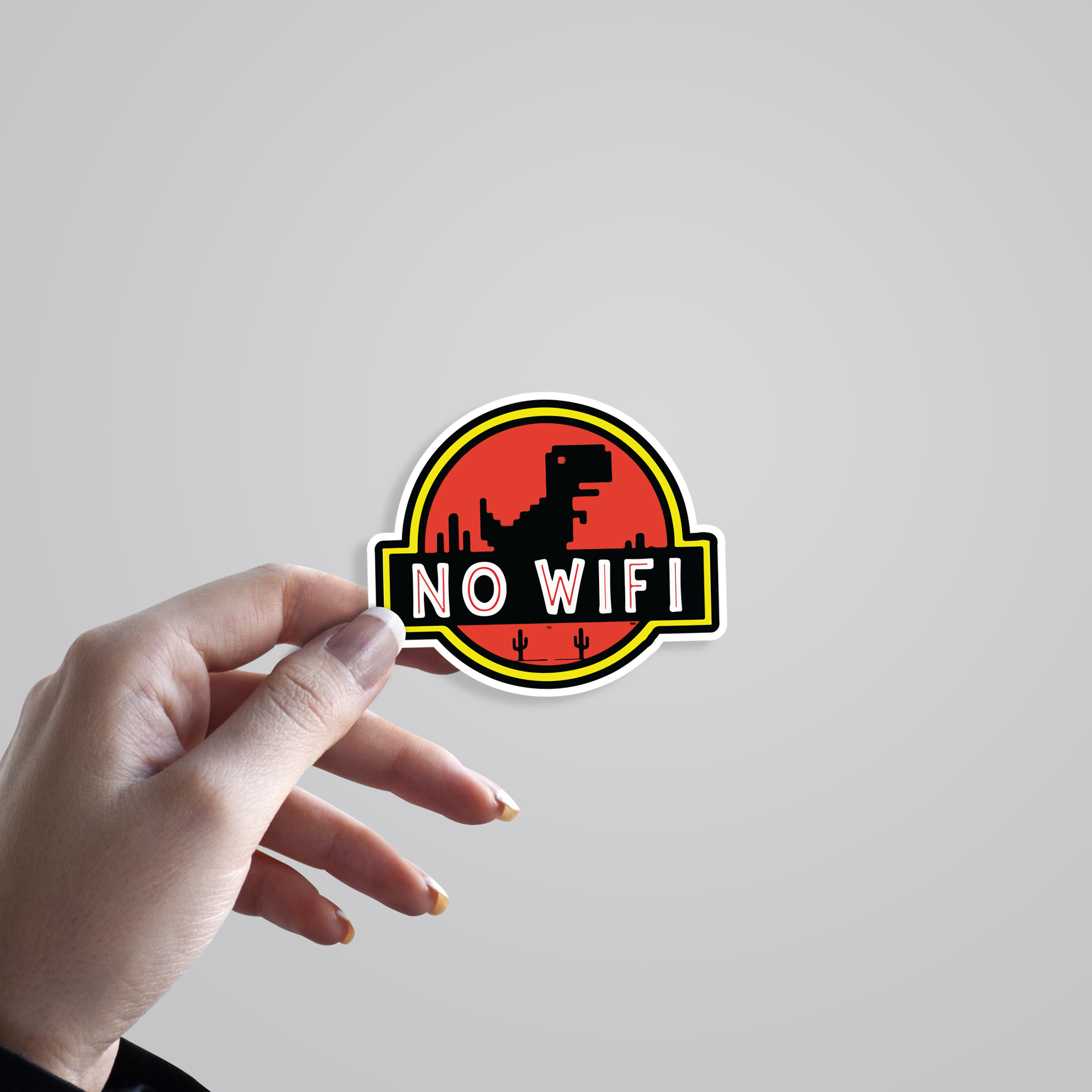 Fomo Store Stickers Witty No Wifi