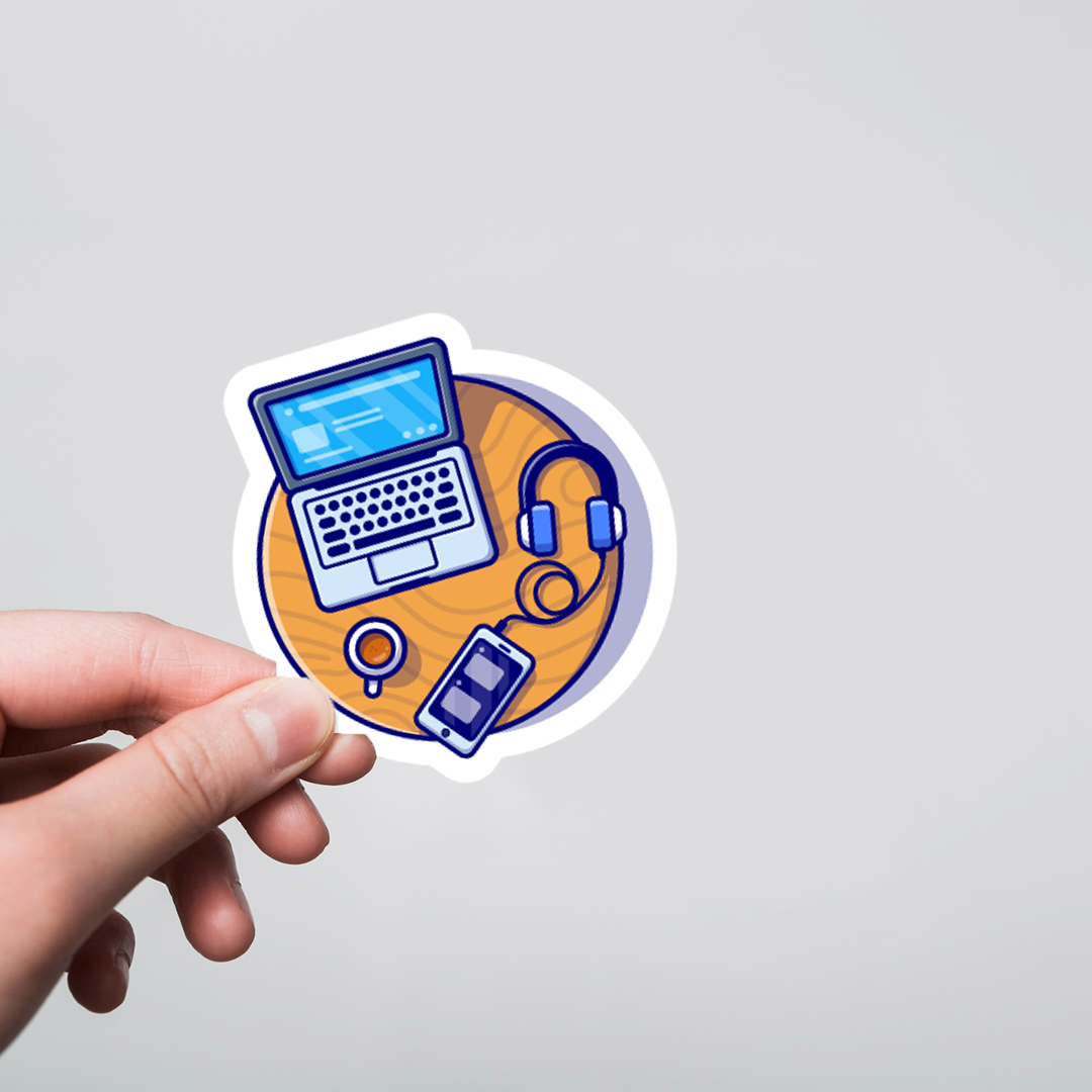 Fomo Store Stickers Casual Computer Table