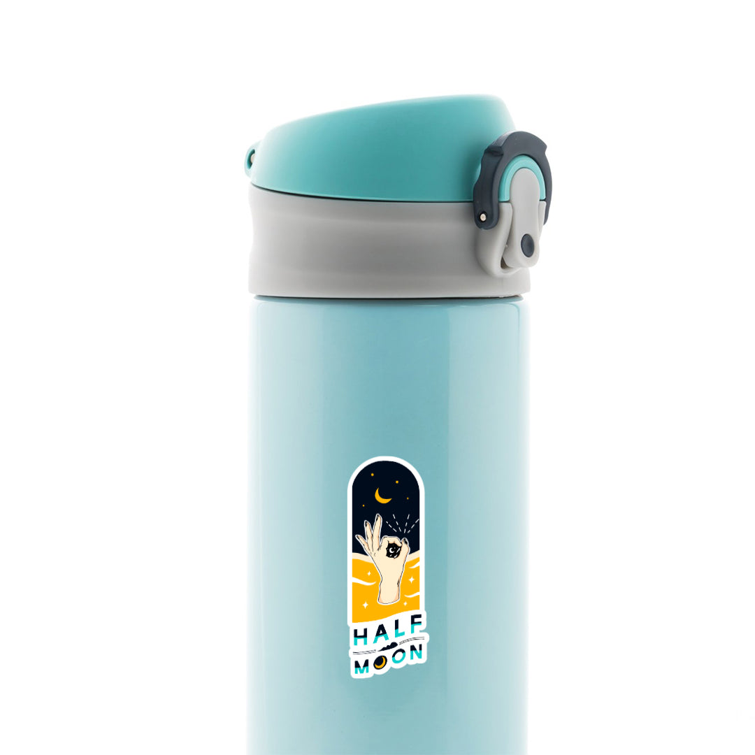 Half Moon Casual Stickers