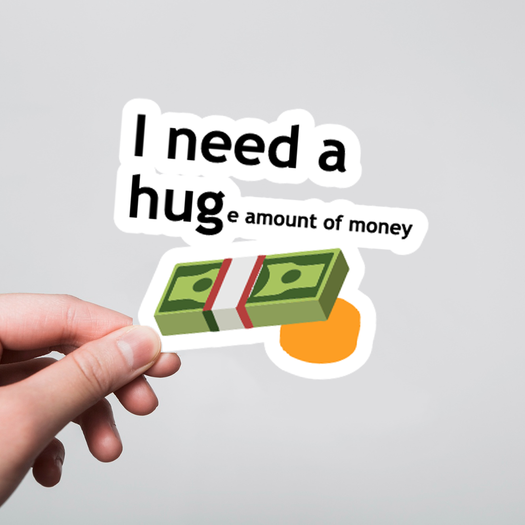 Fomo Store Stickers Casual I need a Hug