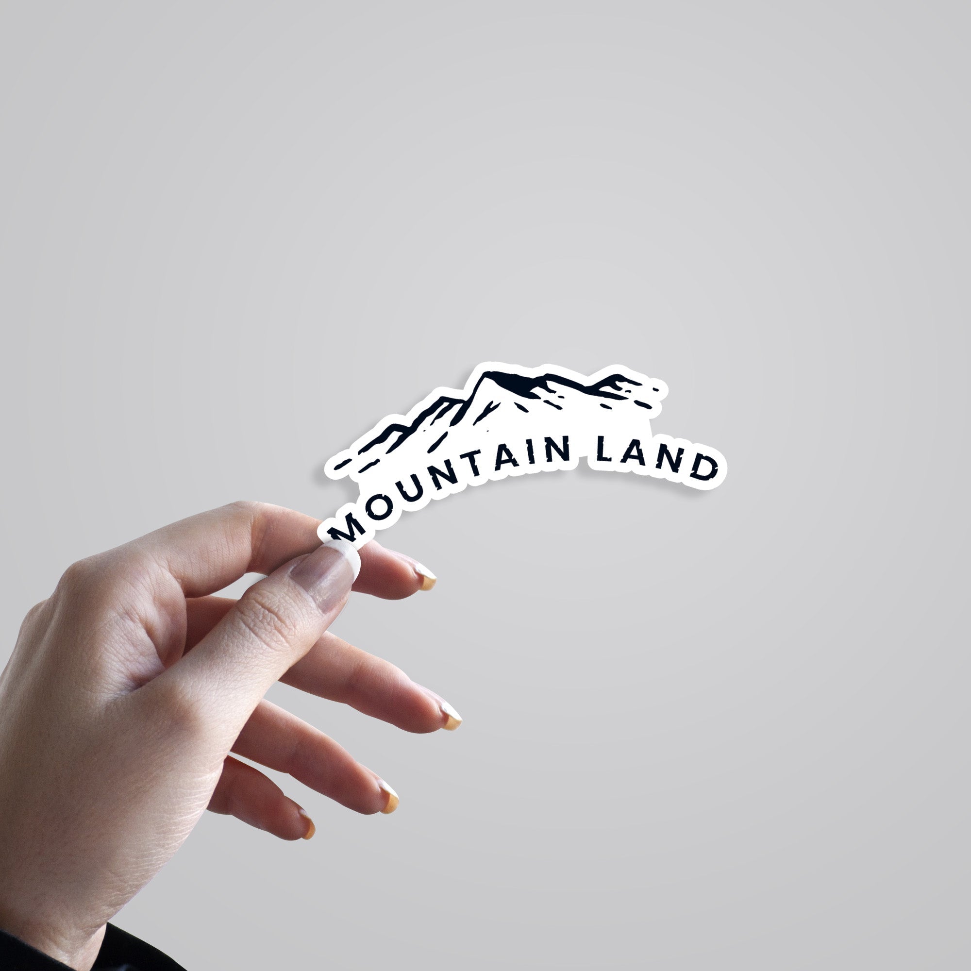 Fomo Store Stickers Casual Mountain Land