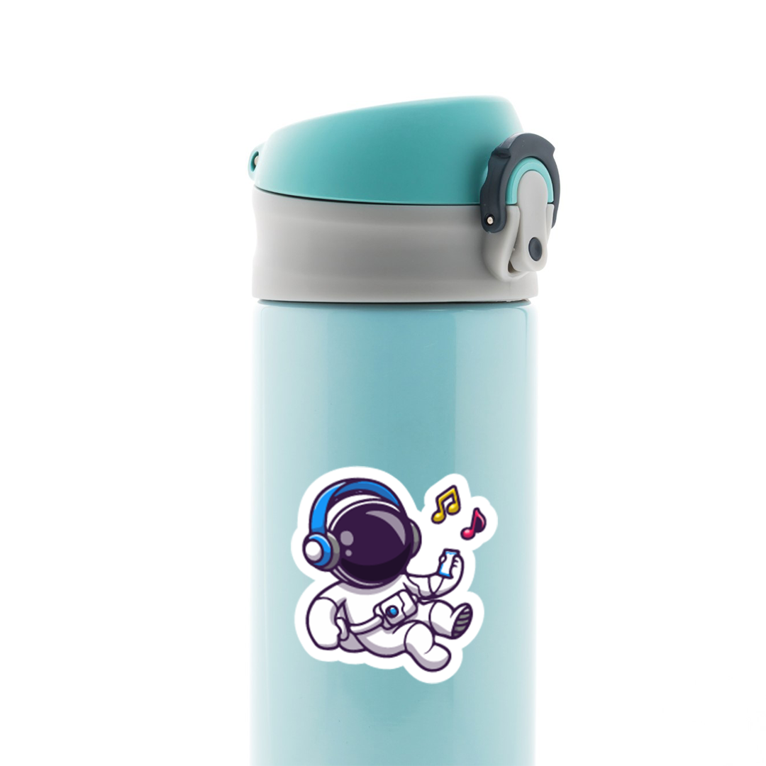 Singing Astronaut Casual Stickers