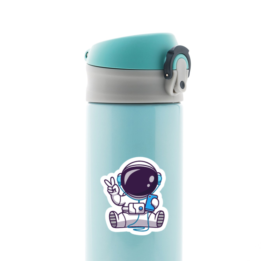 Victory Astronaut Casual Stickers
