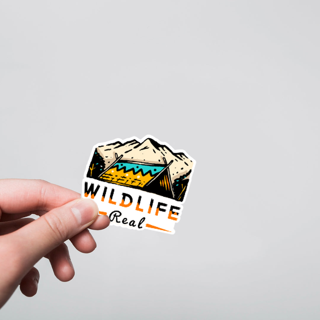 Fomo Store Stickers Travels Wildlife Real Mountain