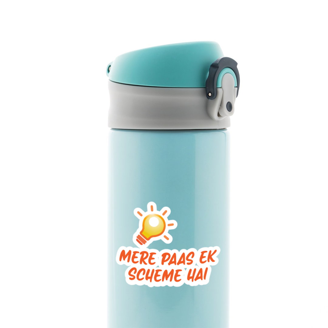 Mere paas ek scheme hai Meme Stickers