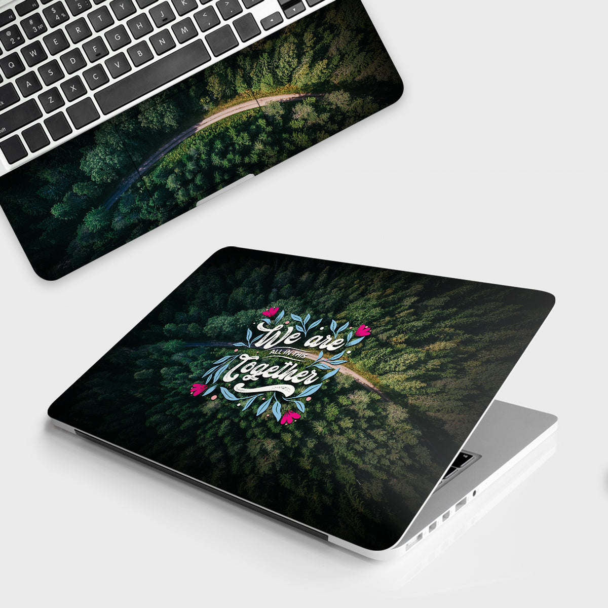Fomo Store Laptop Skins Quotes We are all in together