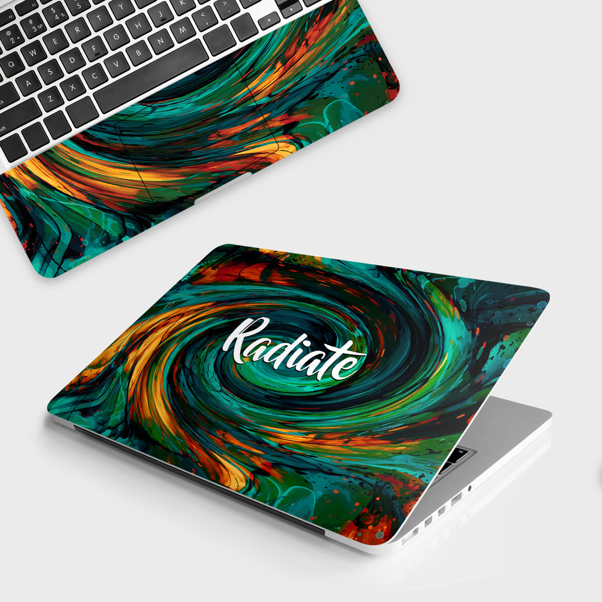 Fomo Store Laptop Skins Abstract Dark Radiate