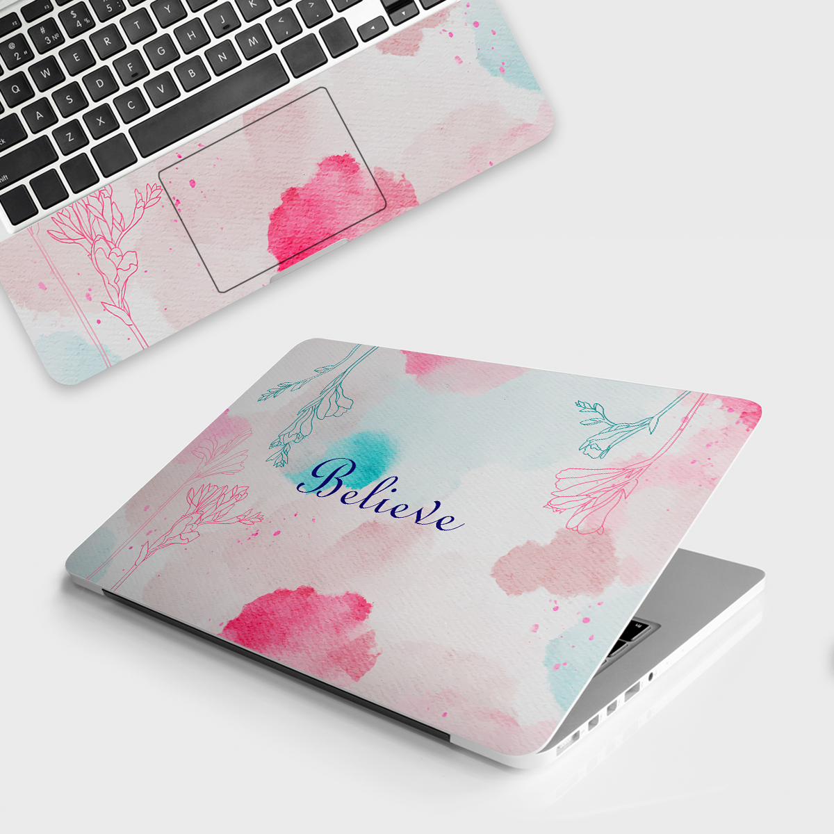 Fomo Store Laptop Skins Botanical Believe Florals