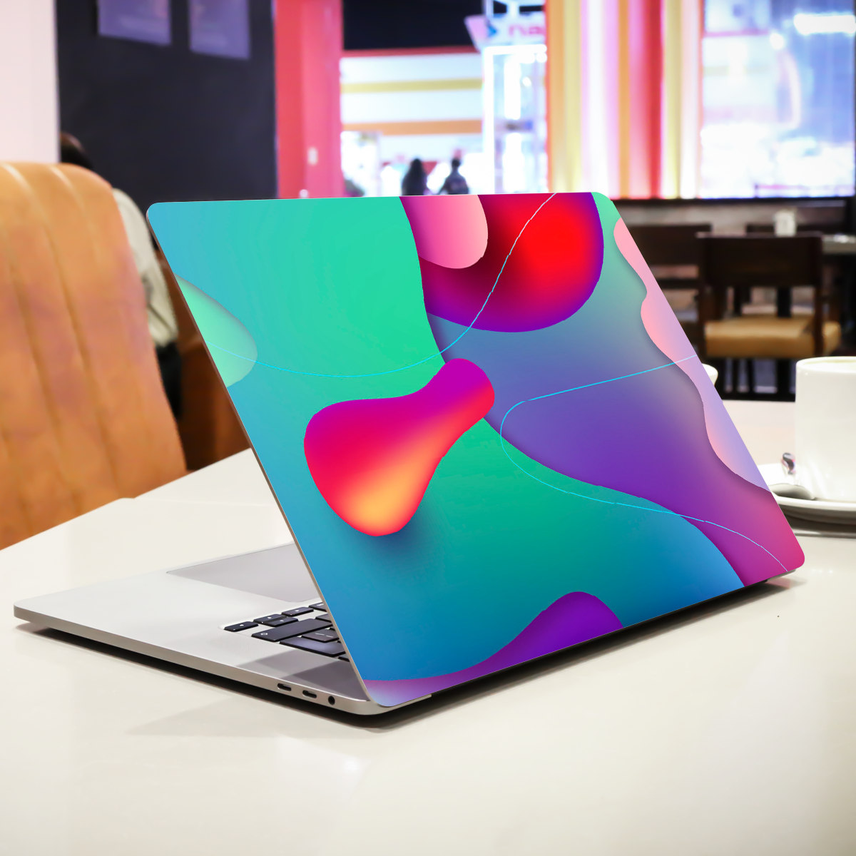 Gradient Blobs Abstract Laptop Skin