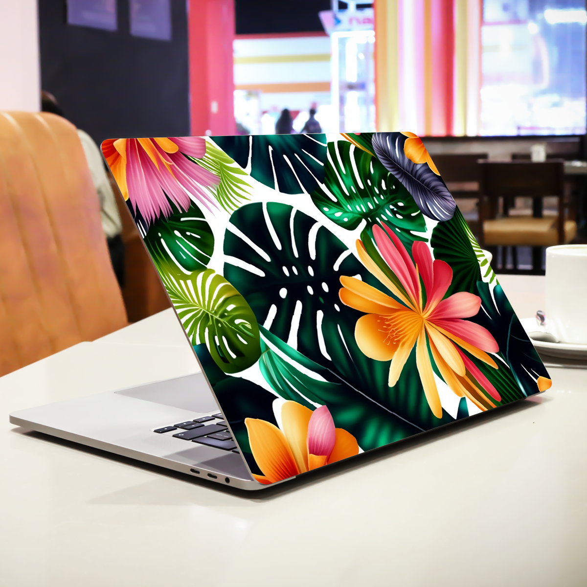 Tropical Leaves Florals Botanical Laptop Skin