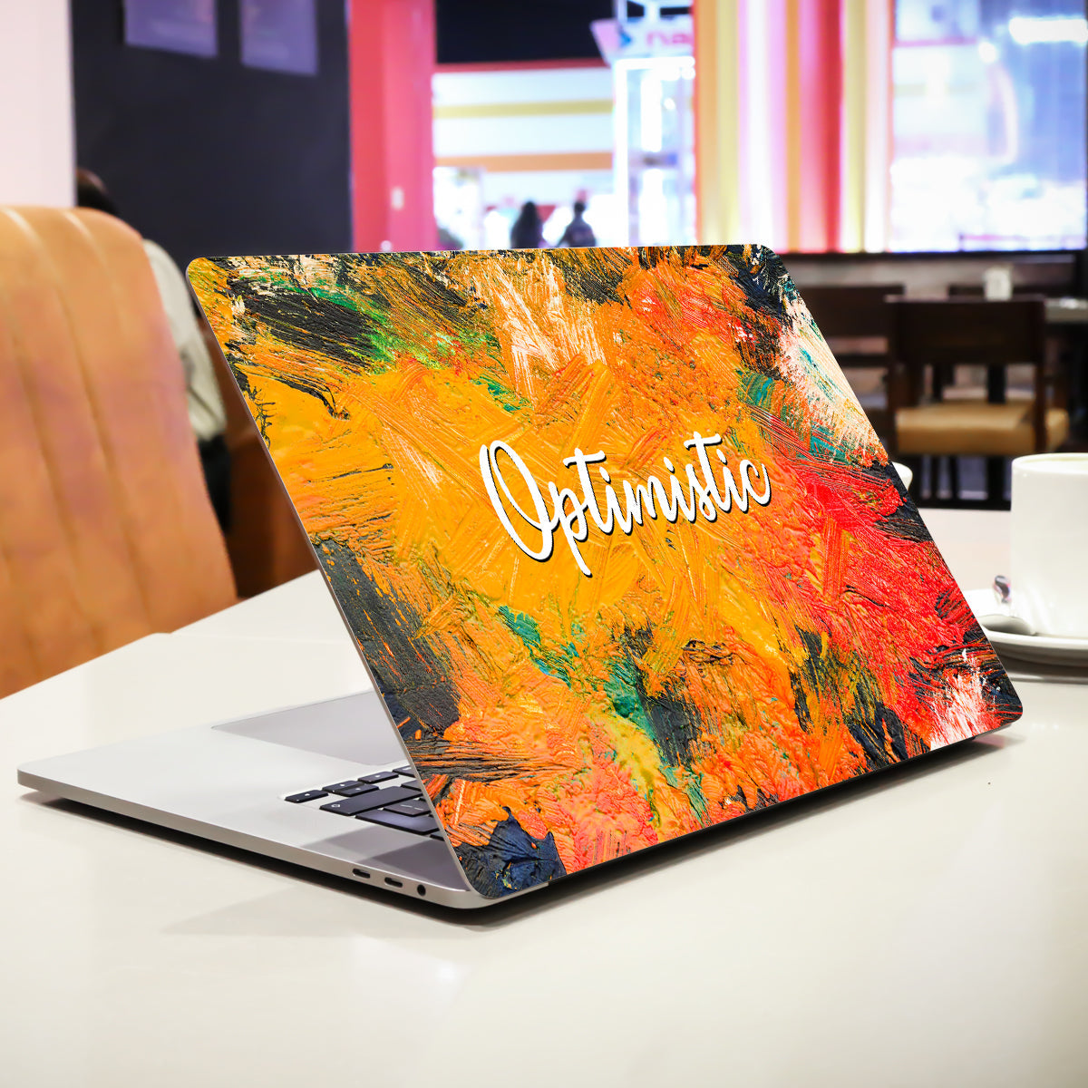 Be Optimistic Abstract Laptop Skin