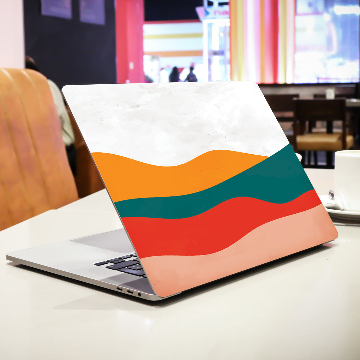 Colorful Wave Abstract Laptop Skin