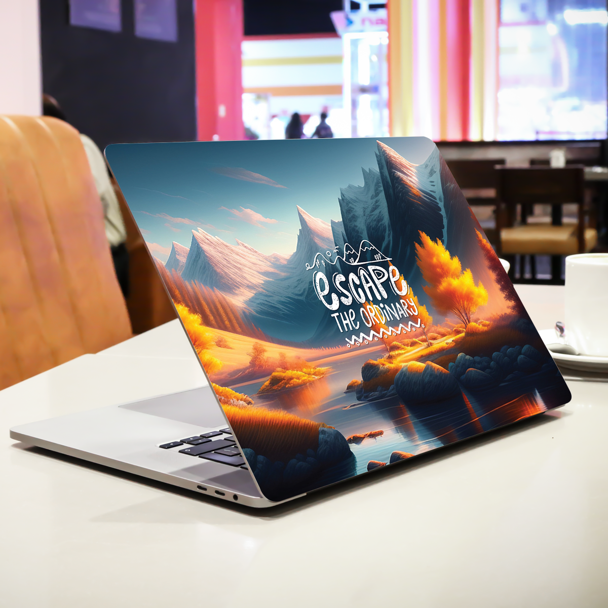 Escape the ordinary Quote Laptop Skin