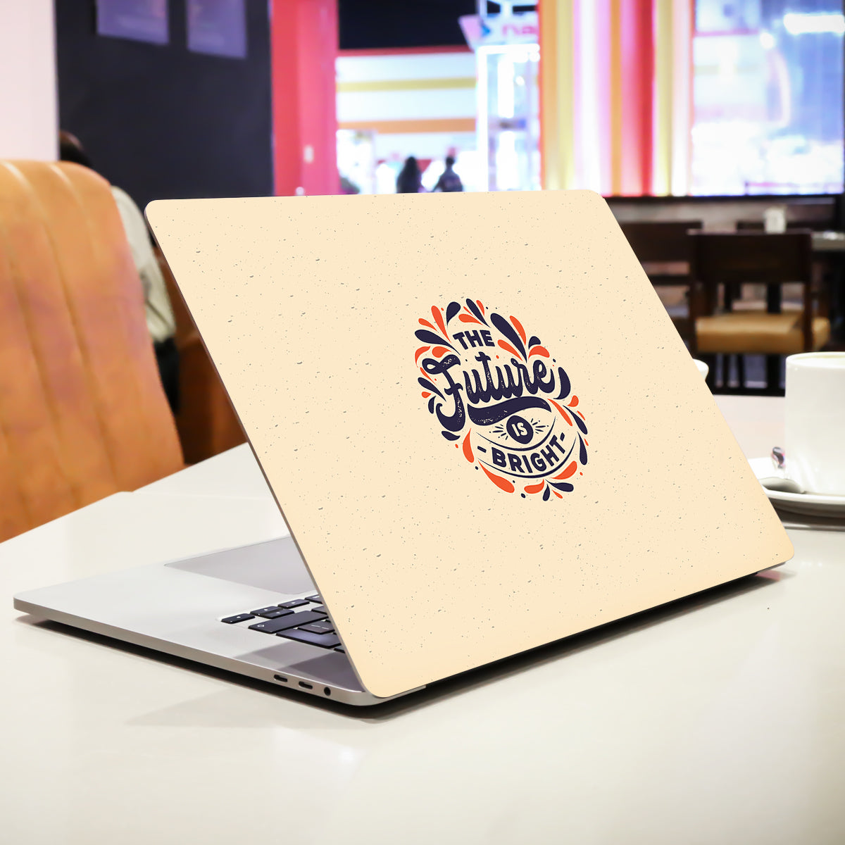 The Future is Bright Quote Laptop Skin