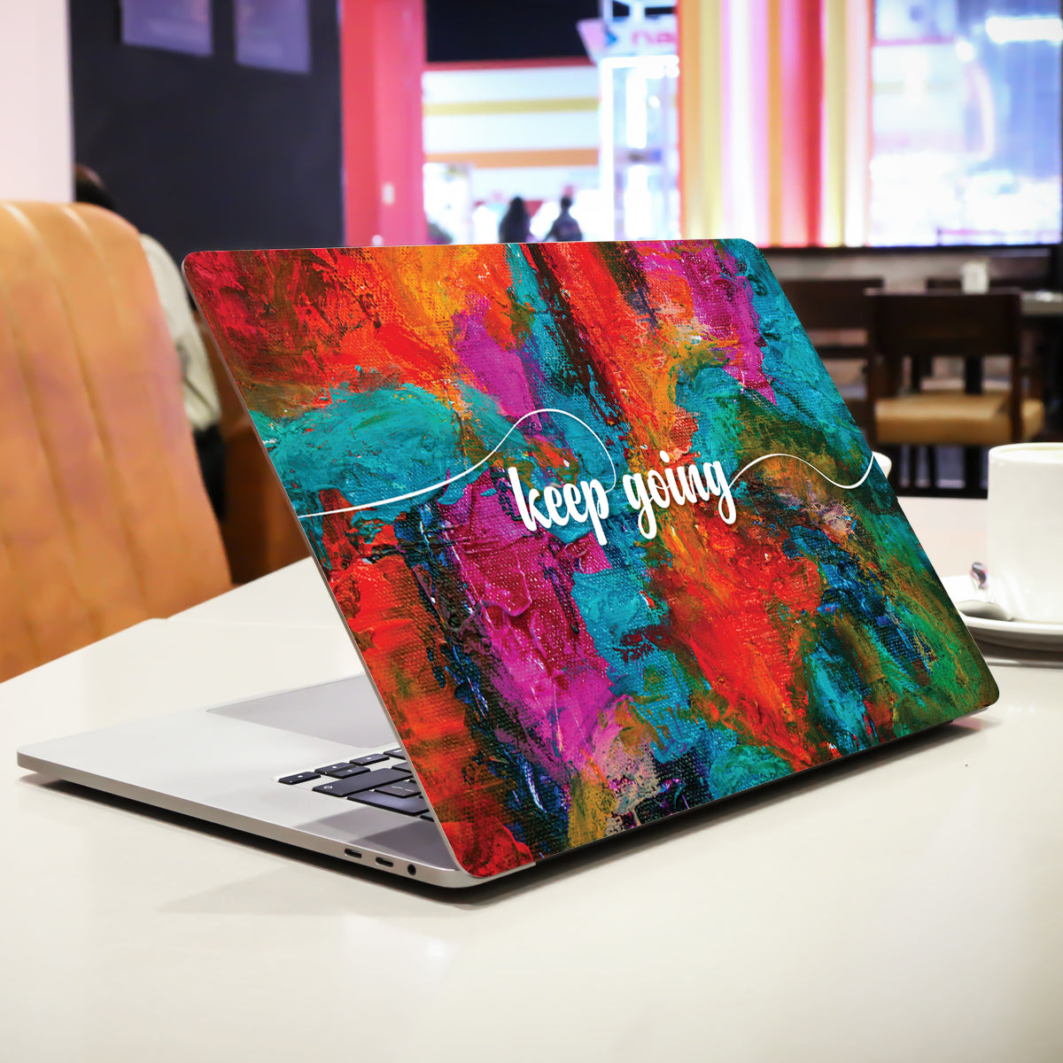 Keep Going Abstract Laptop Skin