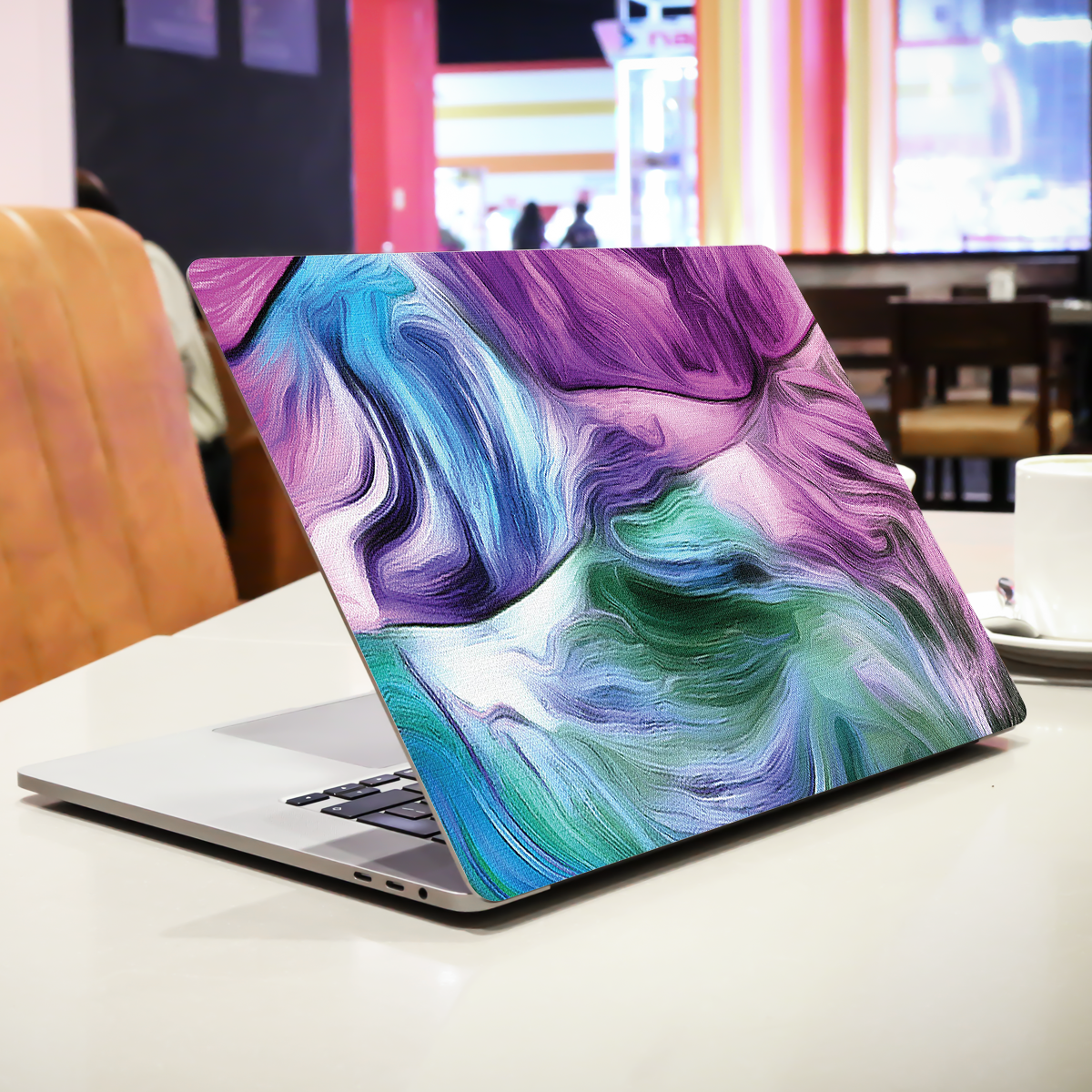 Planet and Starts Abstract Laptop Skin