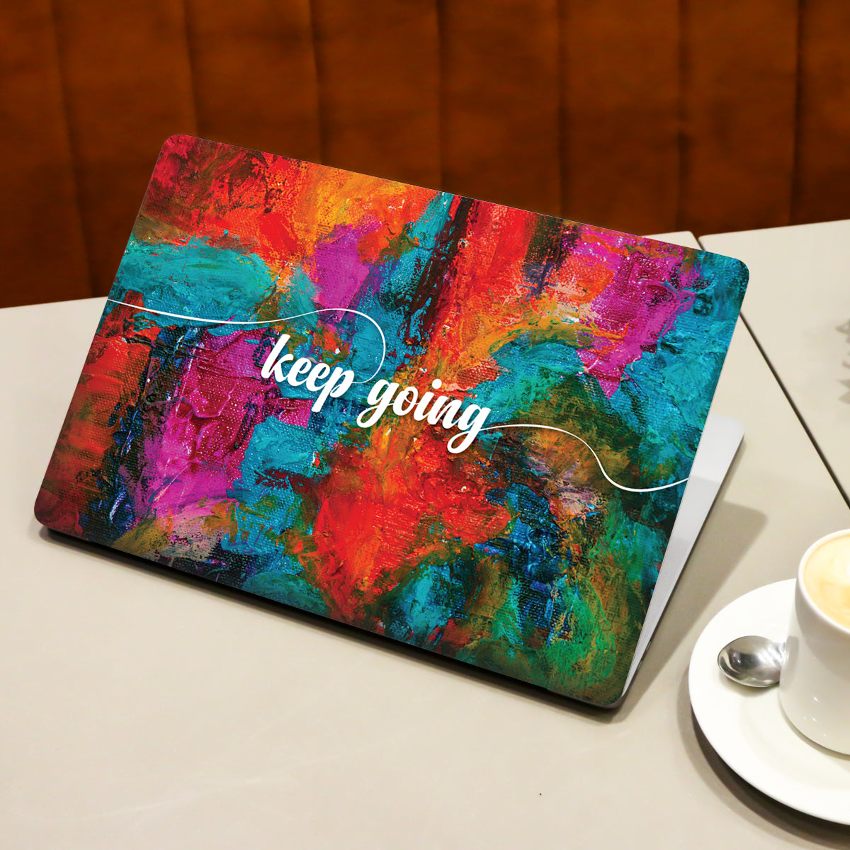 Keep Going Abstract Laptop Skin
