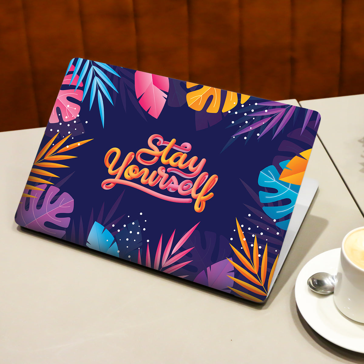 Stay Yourself Florals Botanical Laptop Skin