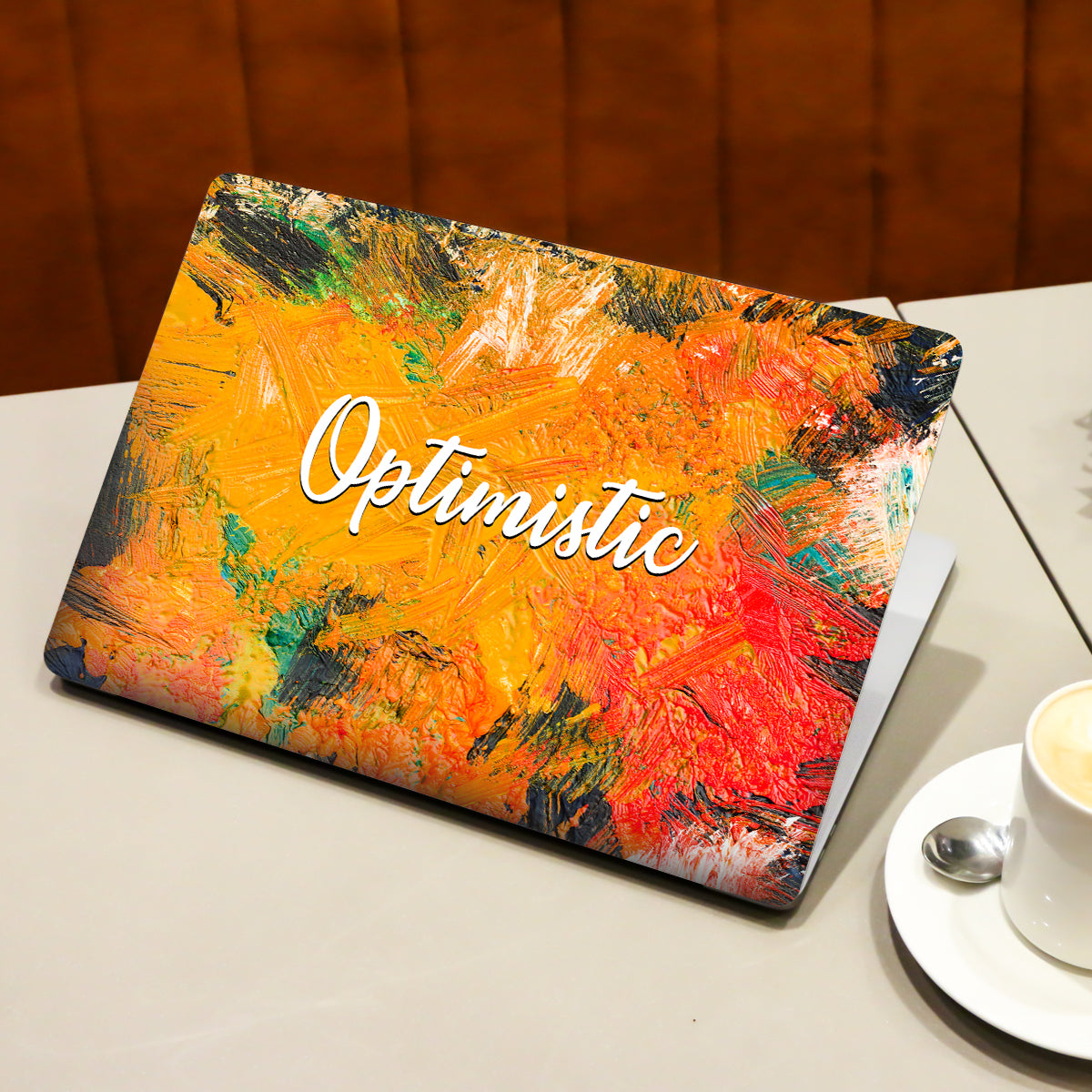 Be Optimistic Abstract Laptop Skin