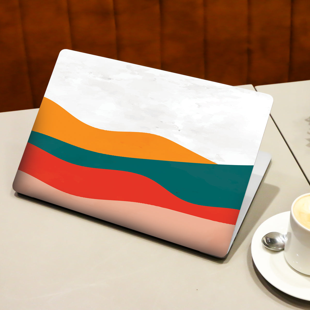 Colorful Wave Abstract Laptop Skin