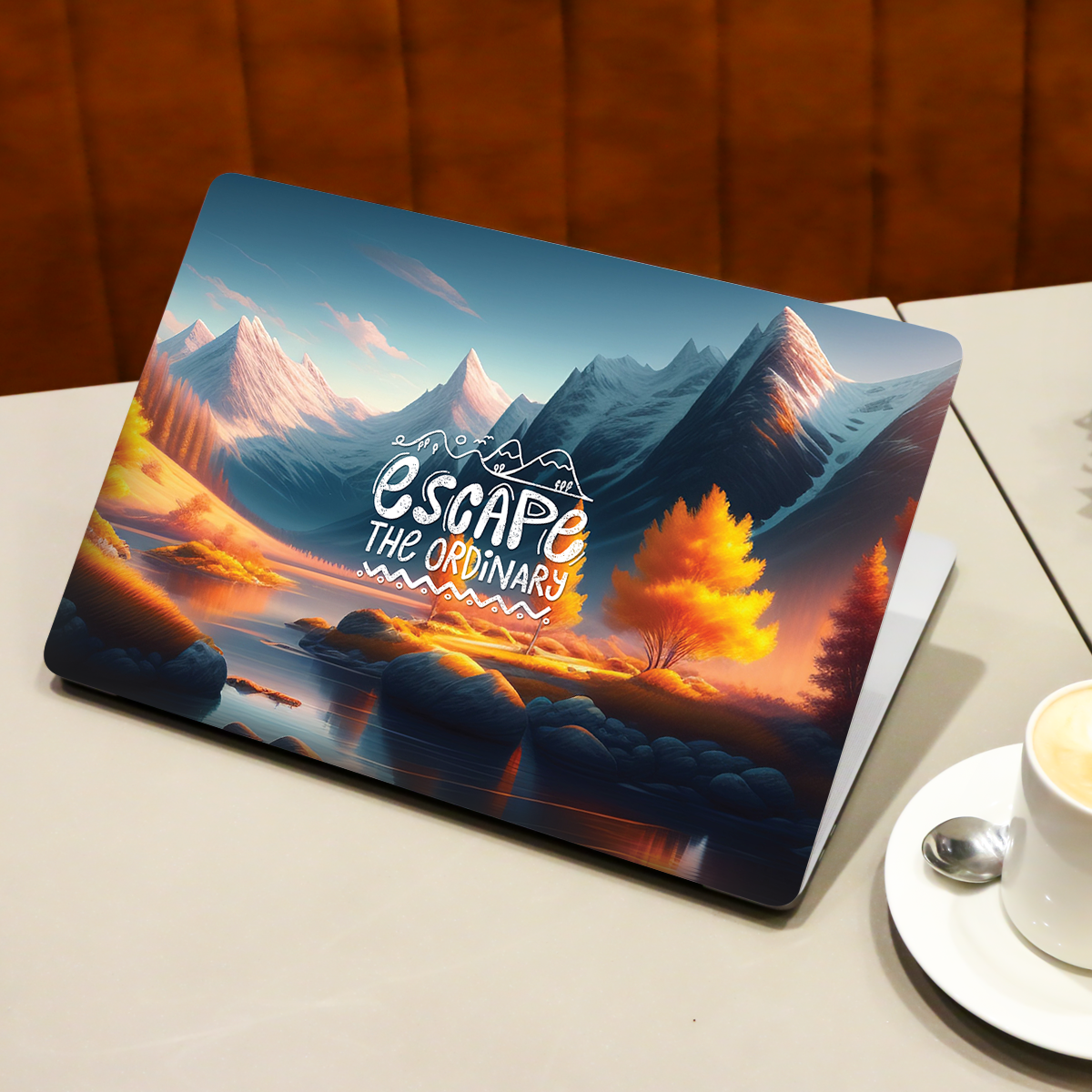Escape the ordinary Quote Laptop Skin