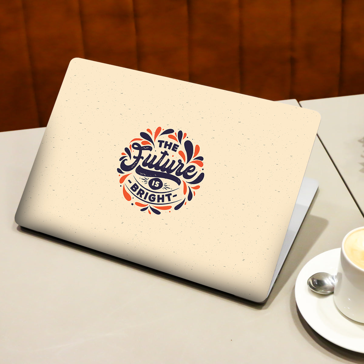 The Future is Bright Quote Laptop Skin