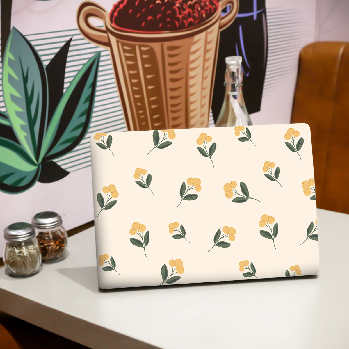 Simple Florals Botanical Laptop Skin
