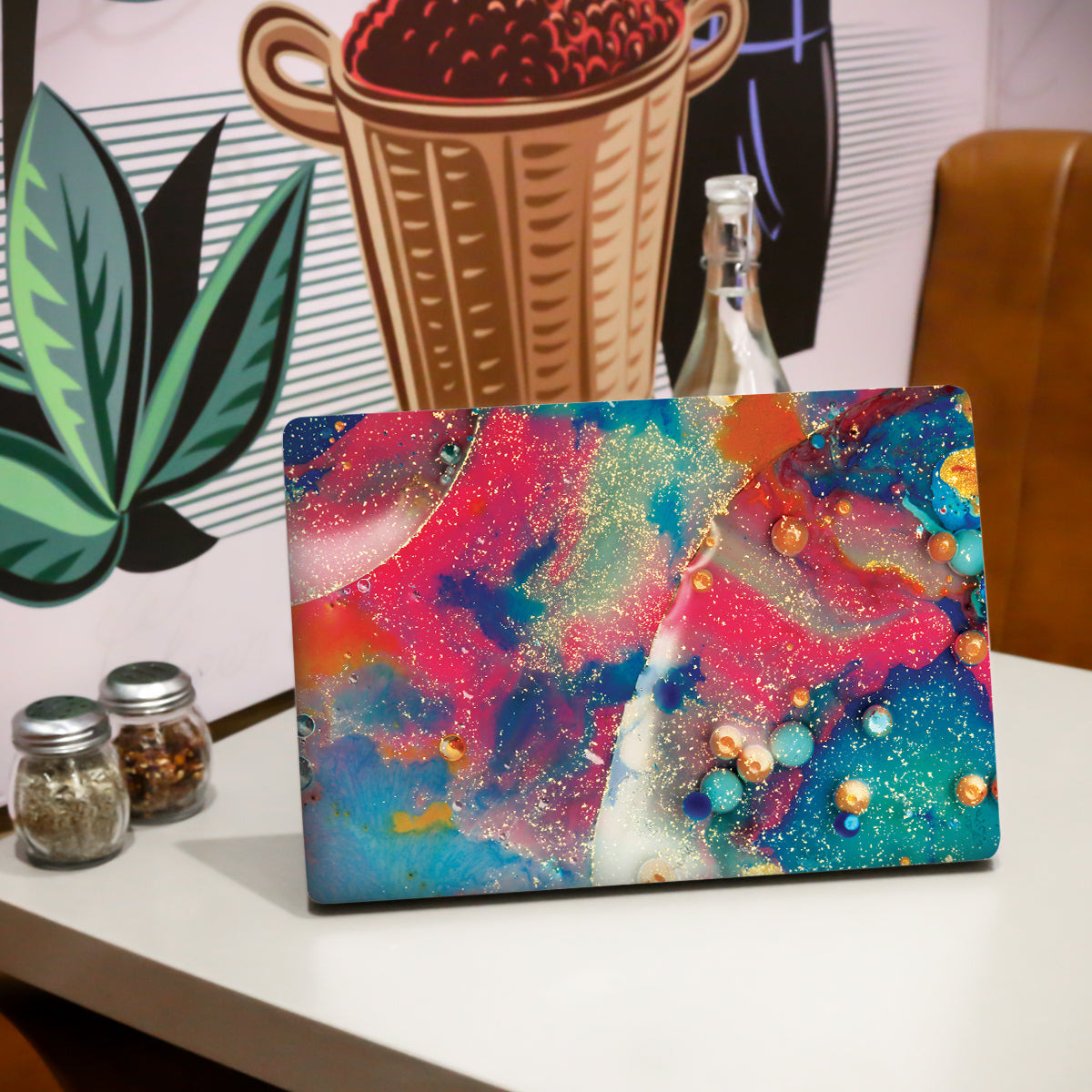 Colorful Design Marble Laptop Skin