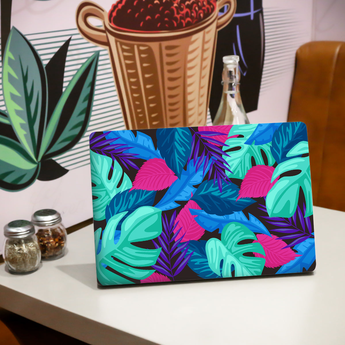 Colorful Leaves Botanical Laptop Skin