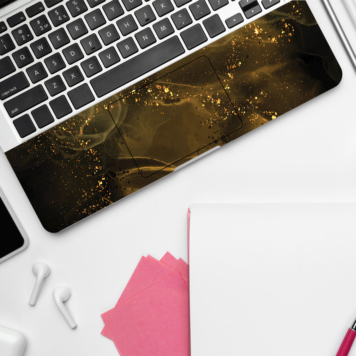 Dark Brown Marble Laptop Skin