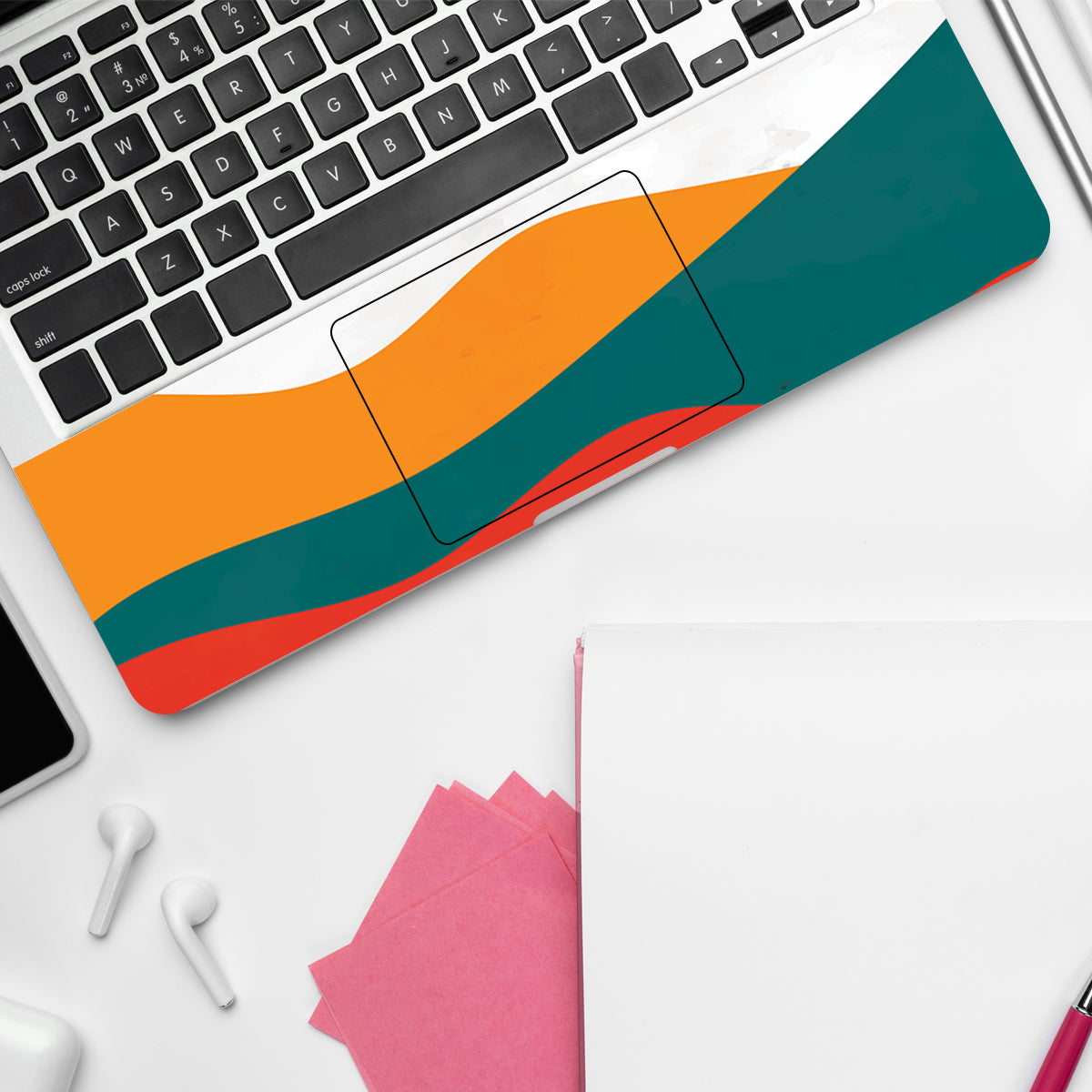 Colorful Wave Abstract Laptop Skin