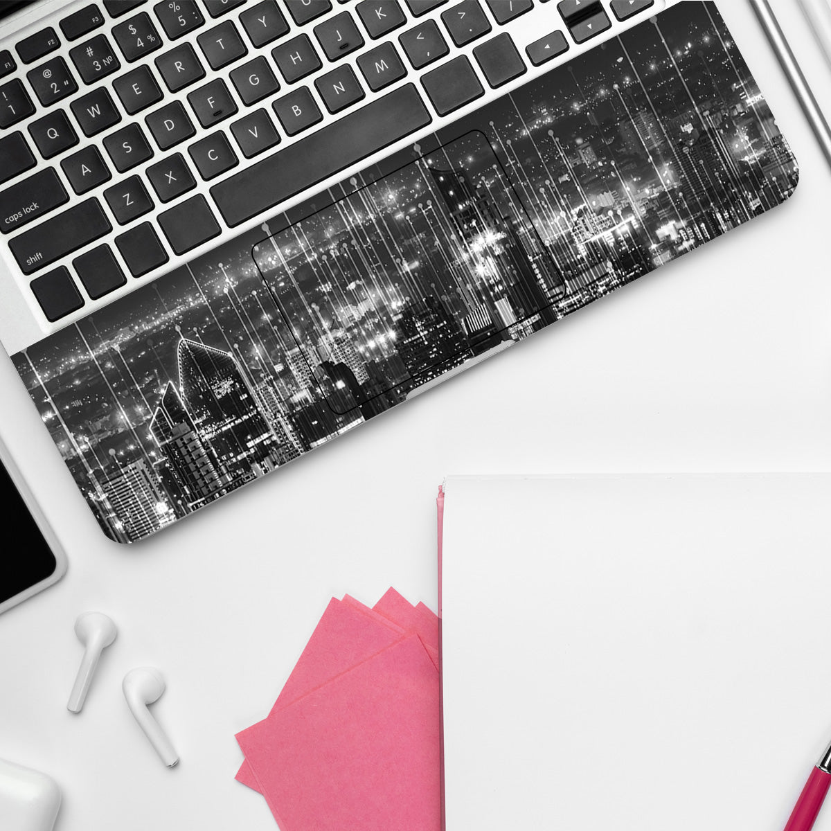 Night City View Laptop Skin
