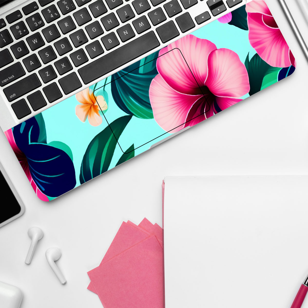Hibiscus Flowers Botanical Laptop Skin
