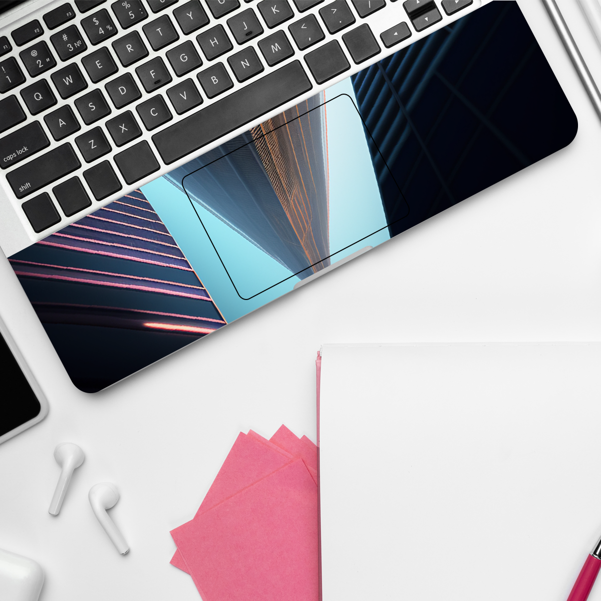 Three Skycrapers Abstract Laptop Skin
