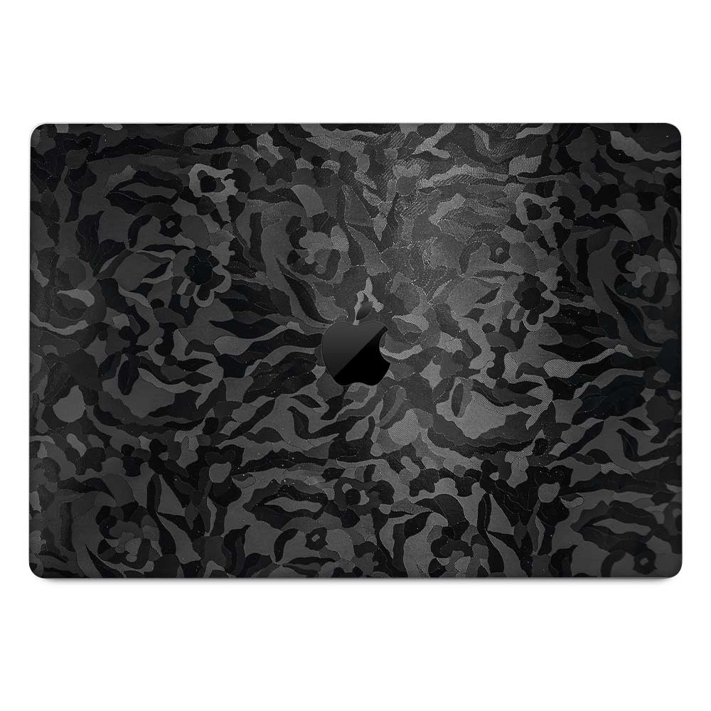 Textured Black Camouflage MacBook Pro 13 Intel 2020 Laptop Skin