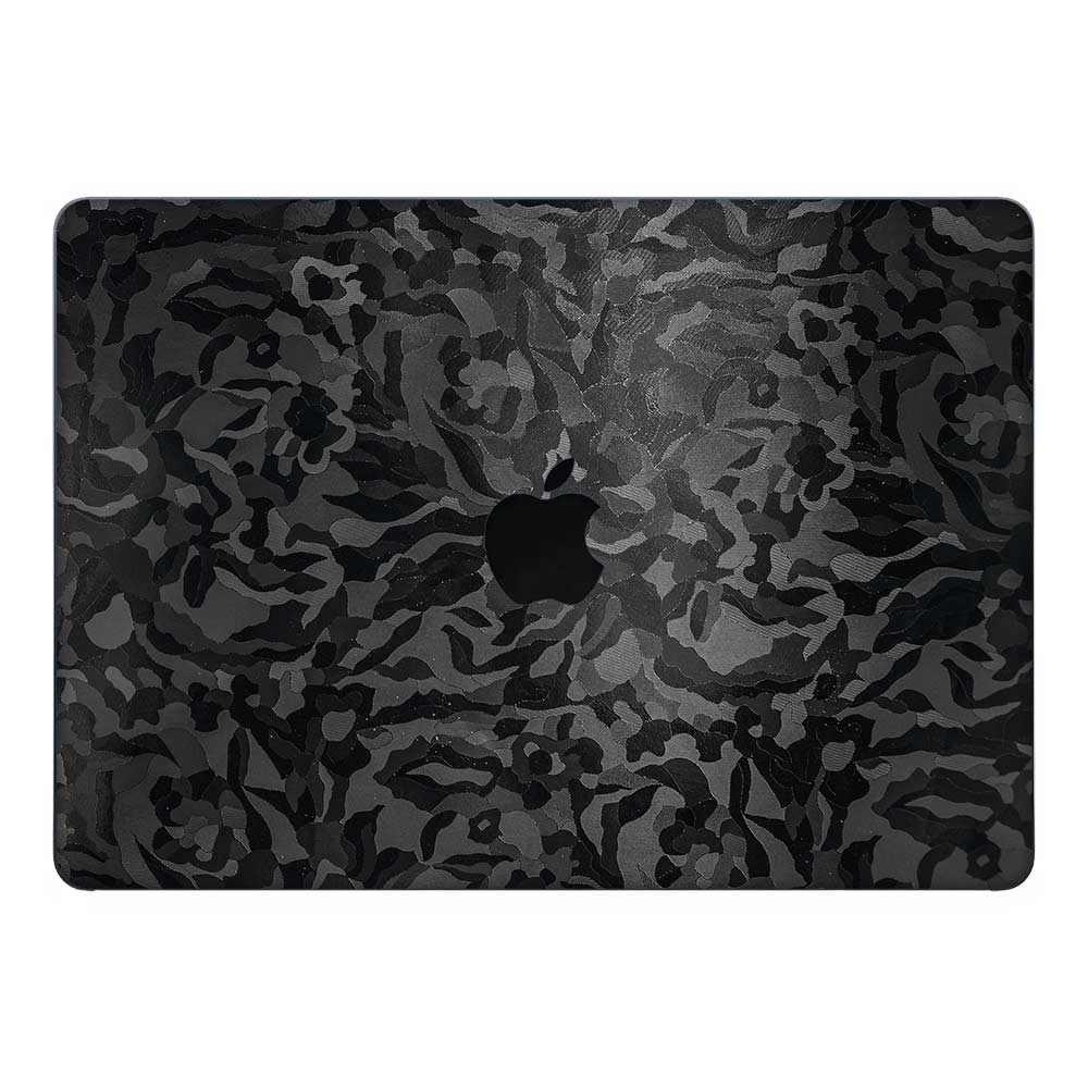 Textured Black Camouflage MacBook Air 13 M1 2020 Laptop Skin