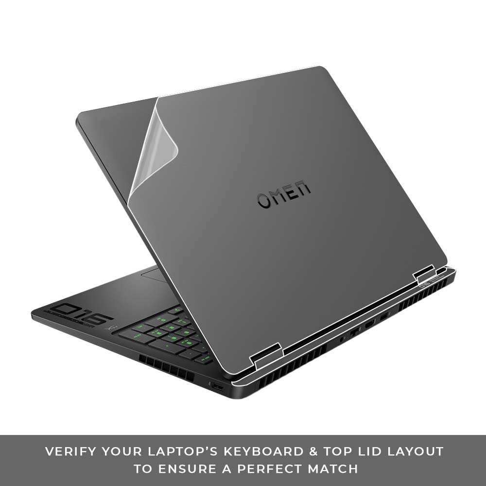 HP Omen Gaming 16 2025, 2026 Transparent Shockproof Laptop Skin