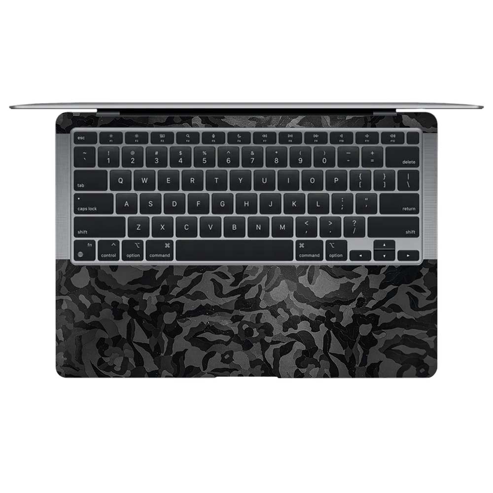 Textured Black Camouflage MacBook Air 13 M1 2020 Laptop Skin