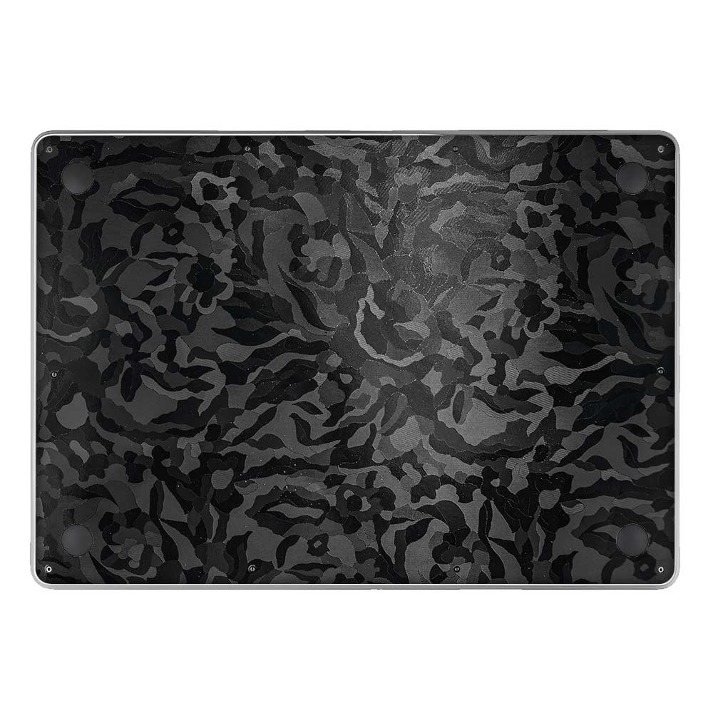 Textured Black Camouflage MacBook Pro 13 M2 2022 Laptop Skin