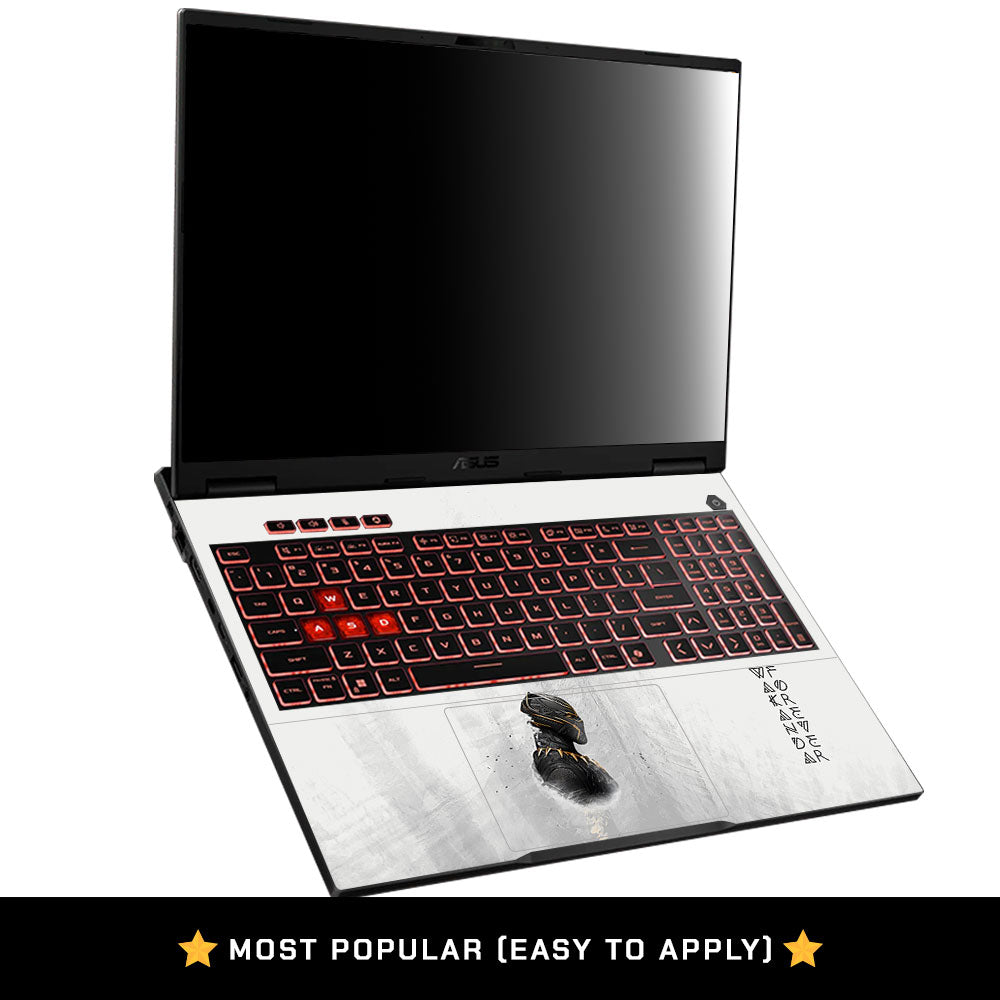 Wakanda Forever Black Panther Comic Asus TUF Gaming A16 2025 Laptop Skin