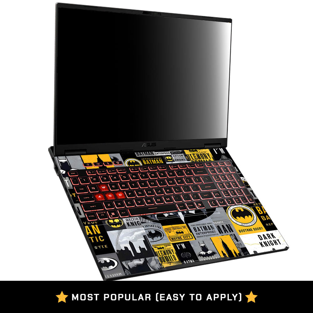 Batman Collage Asus TUF Gaming A16 2025 Laptop Skin