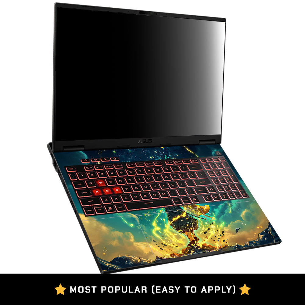 Zenitsu Thunder God Asus TUF Gaming A16 2025 Laptop Skin