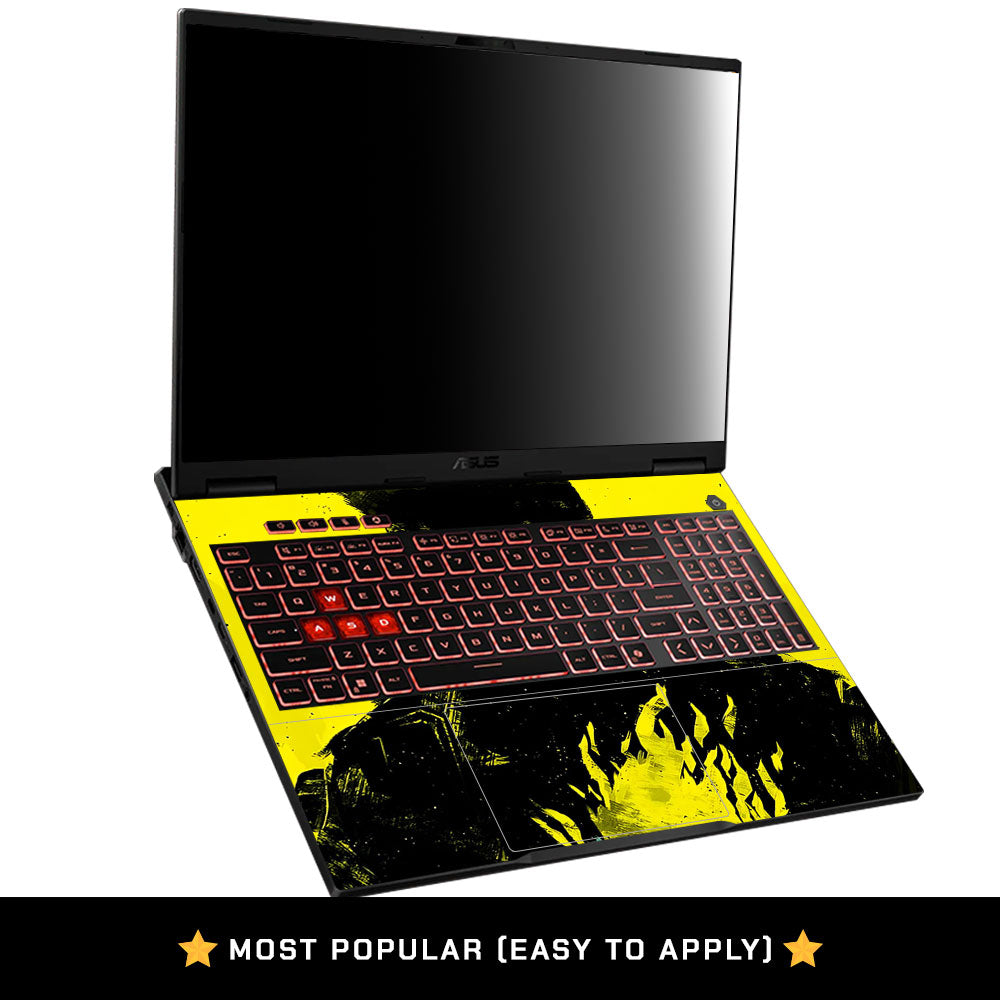 Backlit SAMURAI Jacket Asus TUF Gaming A16 2025 Laptop Skin